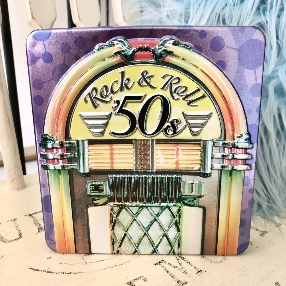50s, Rock And Roll, Music CD, Tin Set Of 3‎ CDs, With 23 Page Booklet Insert